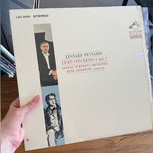 Leonard Pennario Liszt Concertos Vinyl